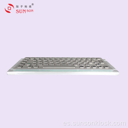 Teclado y panel táctil de metal IP65